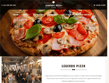 Tablet Screenshot of legendspizza.com